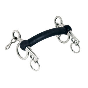 PELHAM INTERO GOMMA ACCIAIO INOX