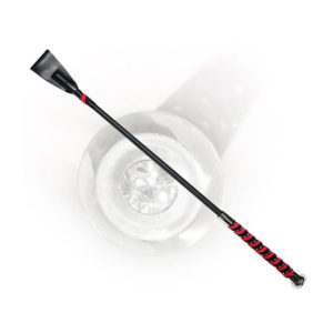 WHIP WITH RHINESTONES AND BUTTON