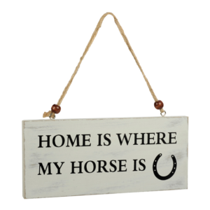 wooden sign horse