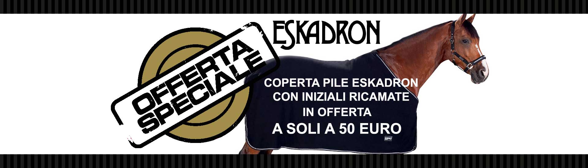 COPERTA PILE ESKADRON RICAMATA