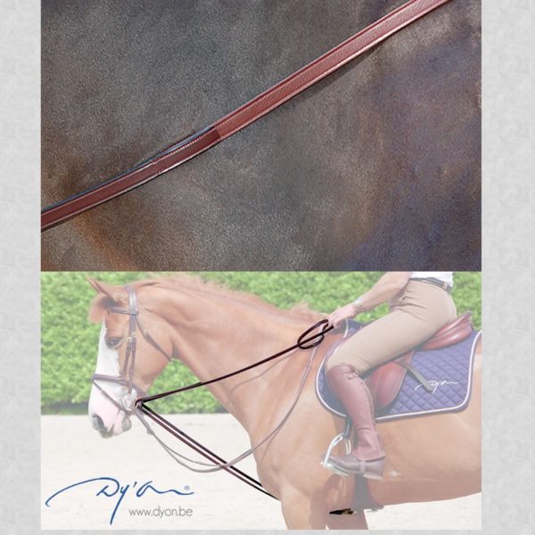 leather draw reins dyon