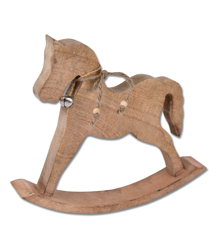 Cavallo a dondolo in legno 