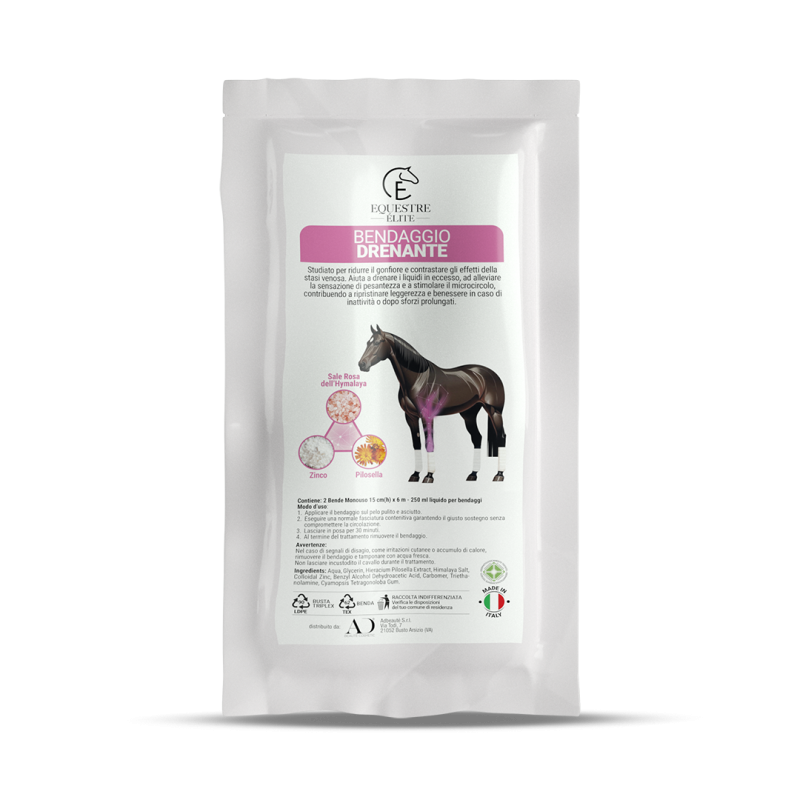 BENDAGGIO DRENANTE EQUESTRE ELITE